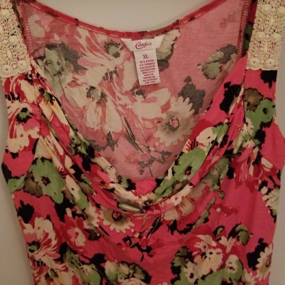 Candies Cowl Neck Tank - Picture 4 of 5